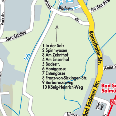 Stadtplan Bad Soden-Salmünster