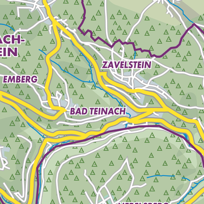 Übersichtsplan Bad Teinach-Zavelstein