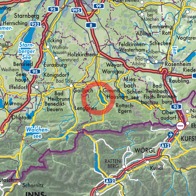 Landkarte Bad Wiessee