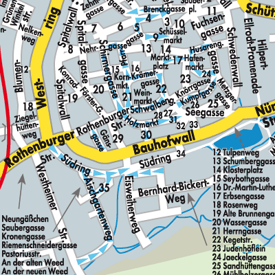 Stadtplan Bad Windsheim