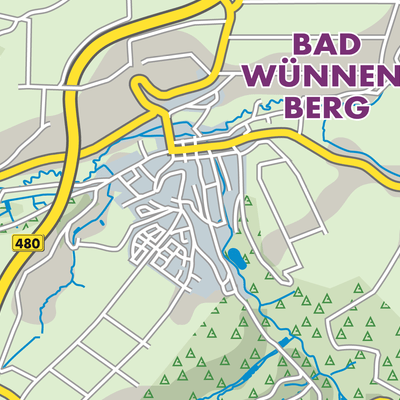 Übersichtsplan Bad Wünnenberg
