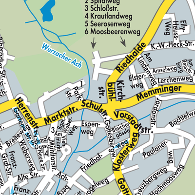 Stadtplan Bad Wurzach