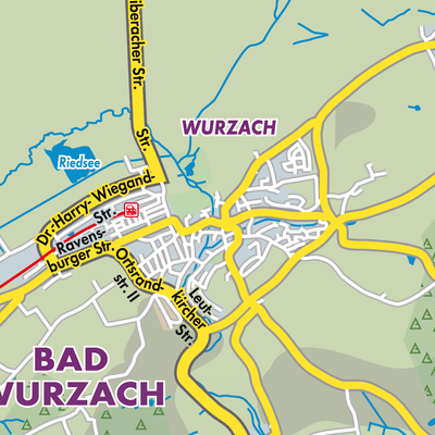 Übersichtsplan Bad Wurzach