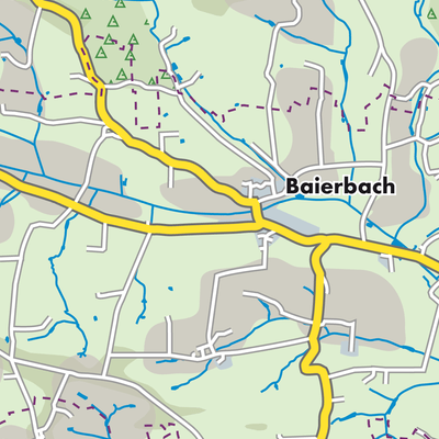 Übersichtsplan Baierbach