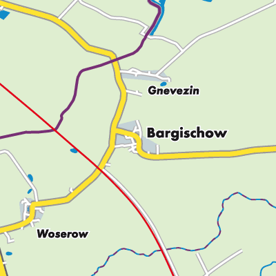 Übersichtsplan Bargischow