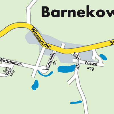 Stadtplan Barnekow