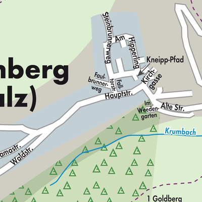 Stadtplan Battenberg (Pfalz)
