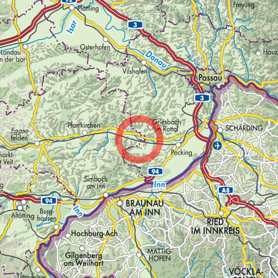 Landkarte Bayerbach