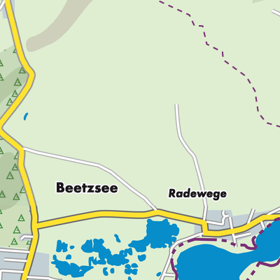 Übersichtsplan Beetzsee