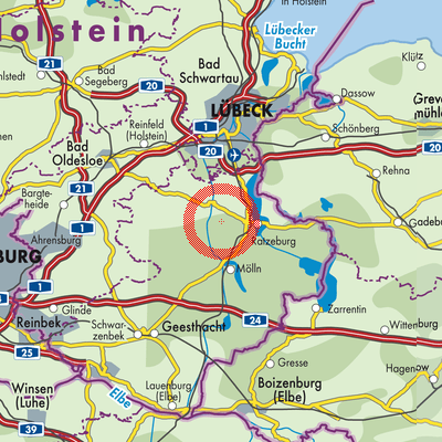 Landkarte Behlendorf