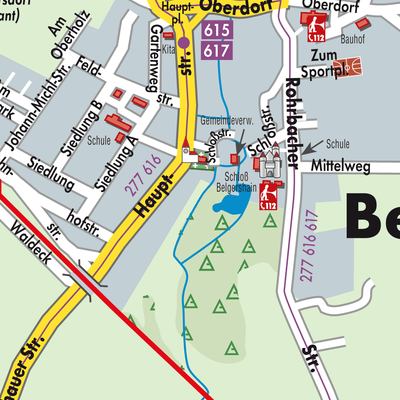 Stadtplan Belgershain