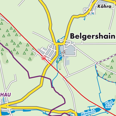Übersichtsplan Belgershain