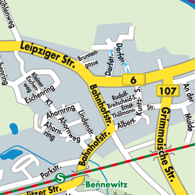 Stadtplan Bennewitz