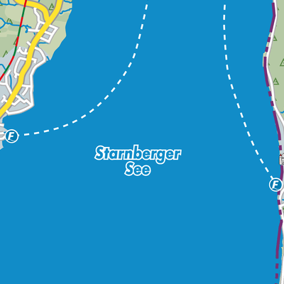 Übersichtsplan Starnberger See