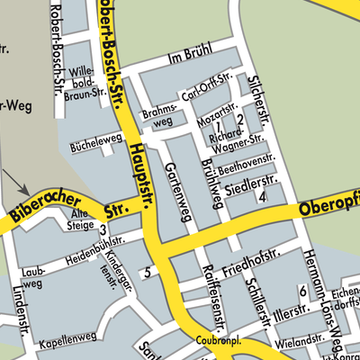 Stadtplan Berkheim