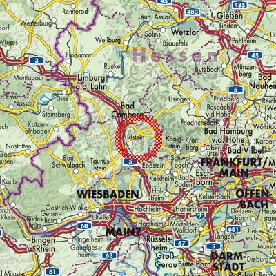 Landkarte Bermbach