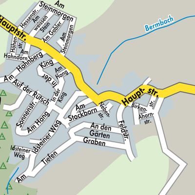 Stadtplan Bermbach