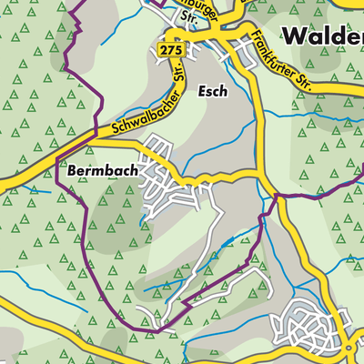 Übersichtsplan Bermbach