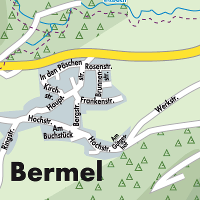 Stadtplan Bermel