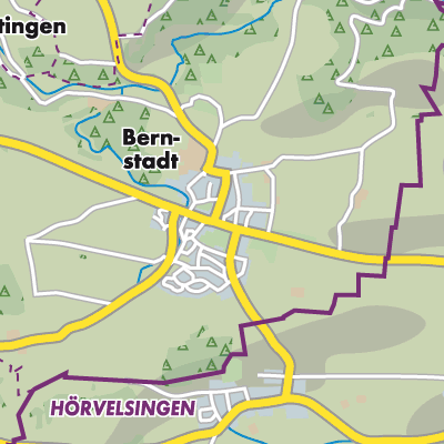 Übersichtsplan Bernstadt