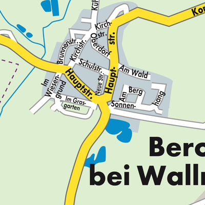 Stadtplan Berod bei Wallmerod