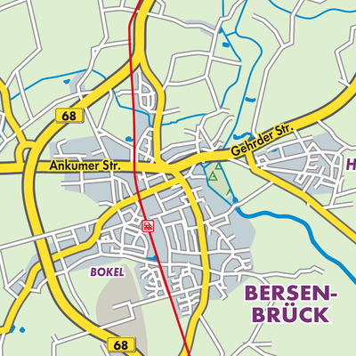 Übersichtsplan Bersenbrück