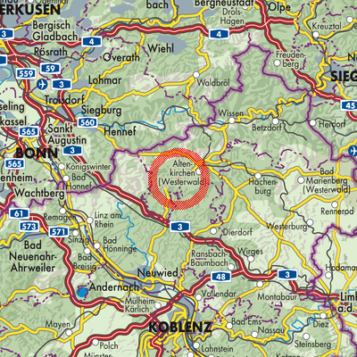 Landkarte Berzhausen