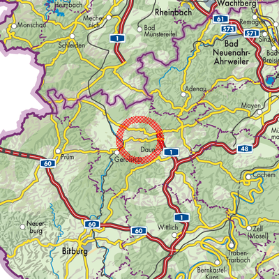 Landkarte Betteldorf
