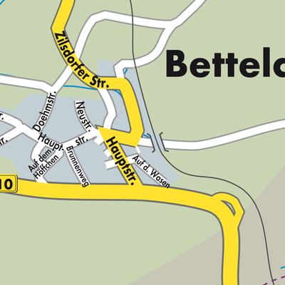 Stadtplan Betteldorf