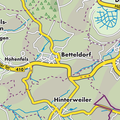 Übersichtsplan Betteldorf