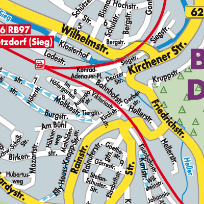 Stadtplan Betzdorf