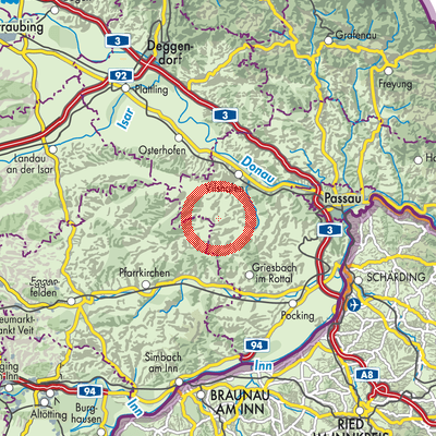 Landkarte Beutelsbach