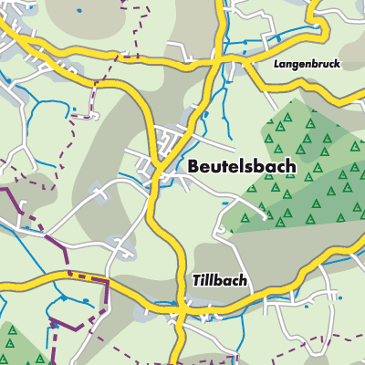 Übersichtsplan Beutelsbach