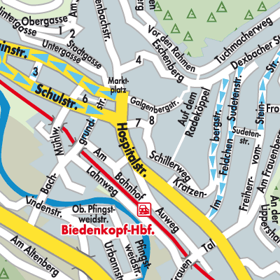 Stadtplan Biedenkopf