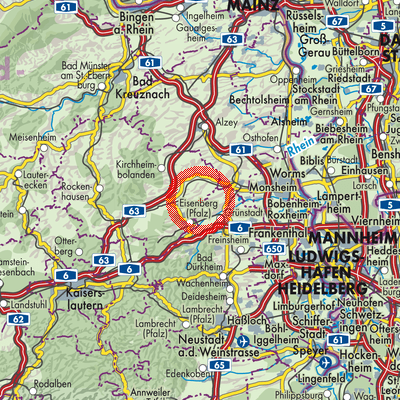 Landkarte Biedesheim