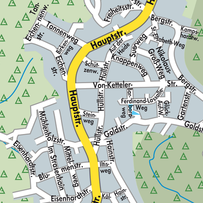 Stadtplan Birken-Honigsessen