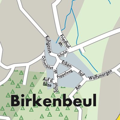 Stadtplan Birkenbeul
