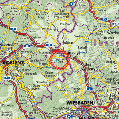 Landkarte Birlenbach