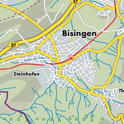 Übersichtsplan Bisingen