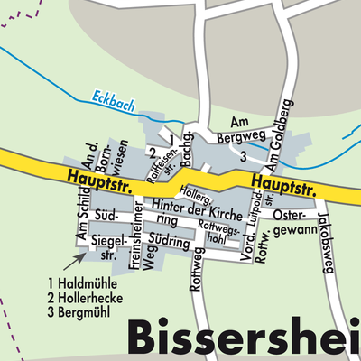 Stadtplan Bissersheim