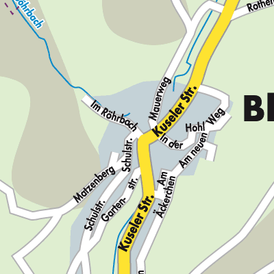 Stadtplan Blaubach