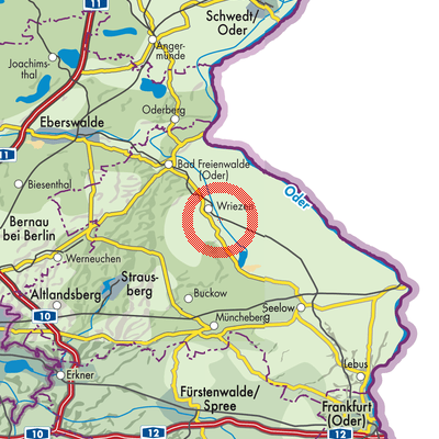 Landkarte Bliesdorf