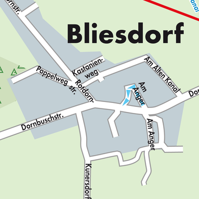 Stadtplan Bliesdorf