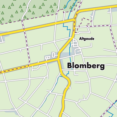 Übersichtsplan Blomberg