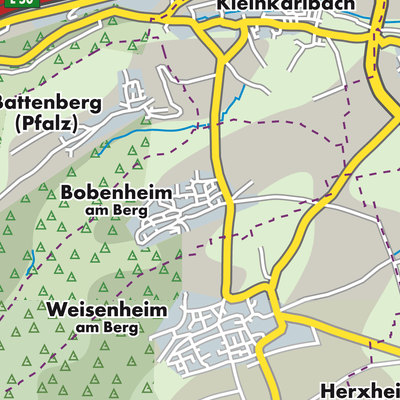 Übersichtsplan Bobenheim am Berg