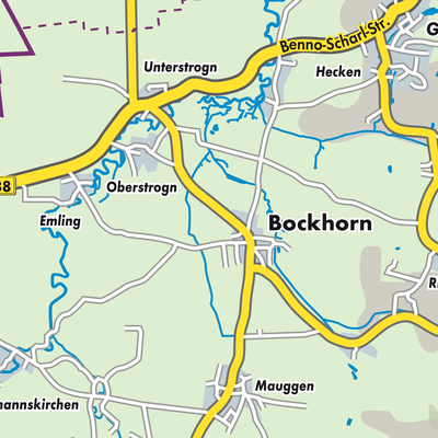 Übersichtsplan Bockhorn