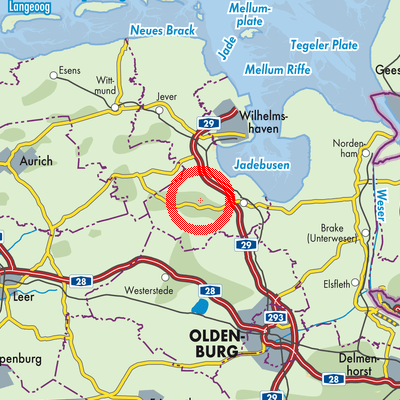 Landkarte Bockhorn