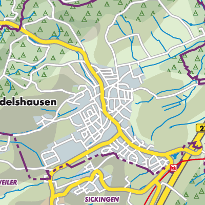 Übersichtsplan Bodelshausen