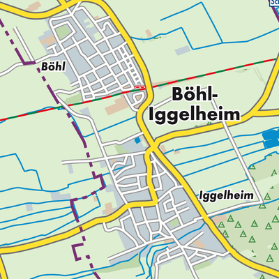 Übersichtsplan Böhl-Iggelheim