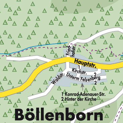 Stadtplan Böllenborn